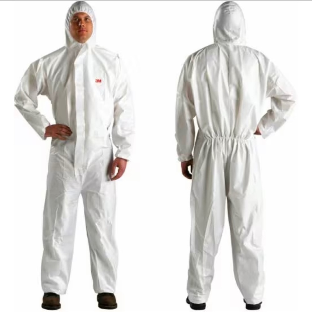 New Sealed 3M™ Disposable Protective Coverall 4510-4XL White Type 5/6